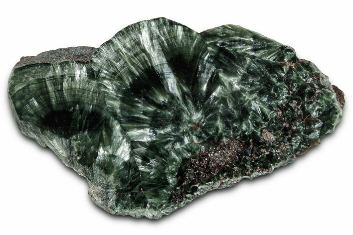 Polished Seraphinite Slab - Korshunovkiy Mine, Siberia #354269